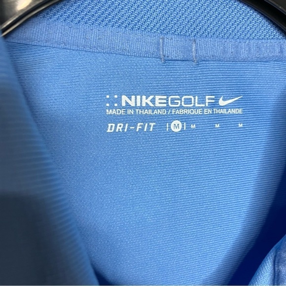 Nike Golf Dri-Fit polo shirt blue size medium - Picture 3 of 7